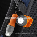 Hot selling led keychain lights mini flashlights with climbing button carabiner